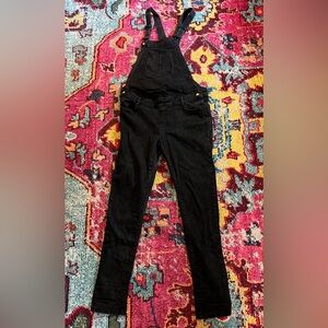 Seraphine Black Maternity Dungarees, size 6